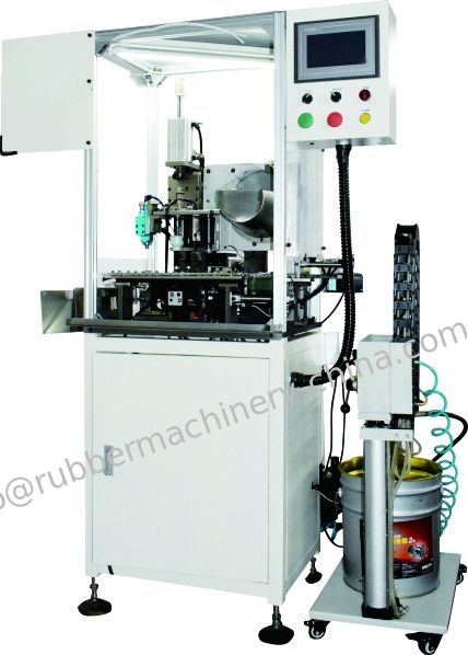 Fully Automatic Oil Seal Spring Loading Machine with Oil Ejector, Spring Feeding machine for oil seal;